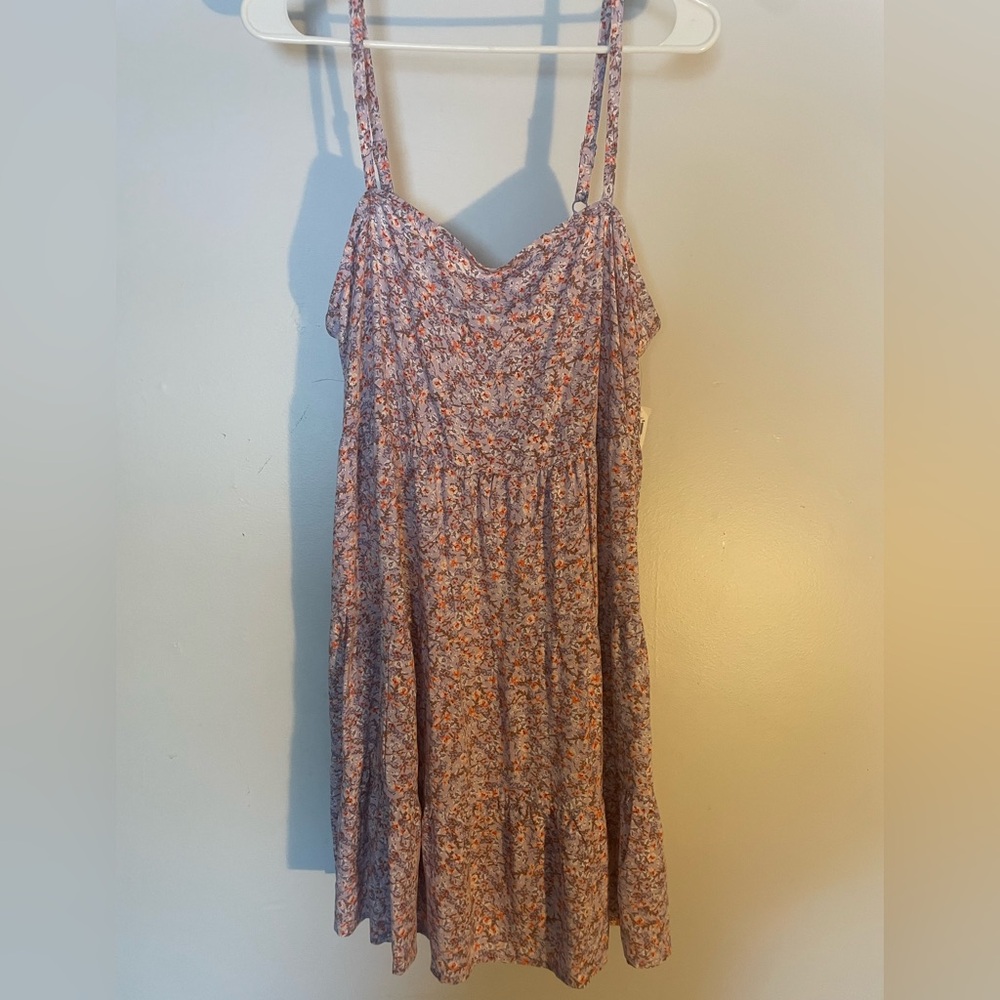 Old Navy lavender floral dress L NWT